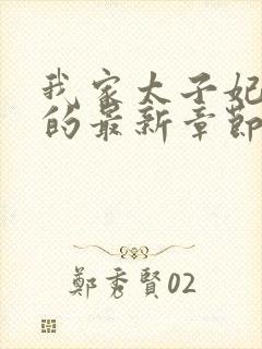 我家太子妃超凶的最新章节