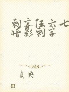 刺客伍六七所有暗影刺客