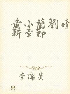 黄小兰刘晴晴最新章节