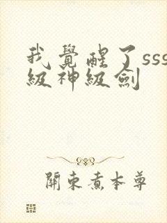 我觉醒了sss级神级剑