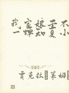 我家娘子不对劲一蝉知夏小说无弹窗