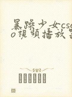 暴躁少女csgo视频播放器推荐