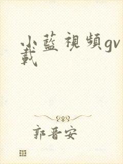 小蓝视频gv下载