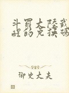 斗罗大陆武魂觉醒的兑换码