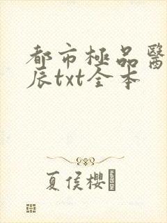 都市极品医神叶辰txt全本