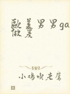 欧美男男gay做爰