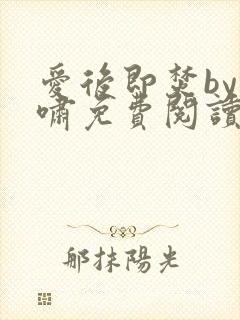 爱后即焚by林啸免费阅读