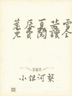 叶辰夏若雪孙怡免费阅读全文章节封面