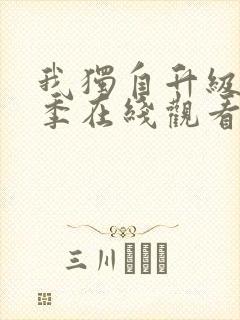 我独自升级第二季在线观看免费版