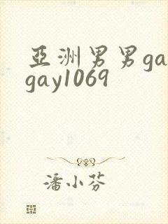 亚洲男男gaygay1069