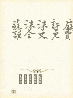 苏沫沫许庭川小说全文免费阅读