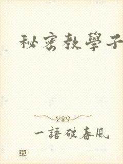 秘密教学子豪封面