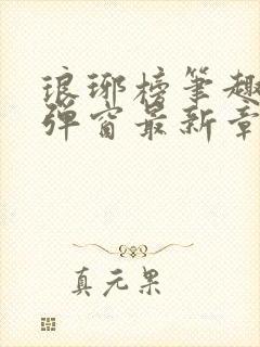 琅琊榜笔趣阁无弹窗最新章节封面