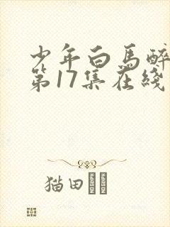 少年白马醉春风第17集在线观看