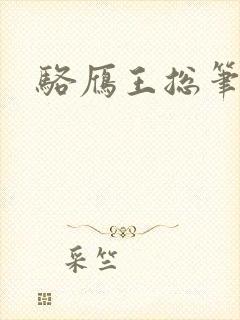 骆雁王总笔趣阁封面