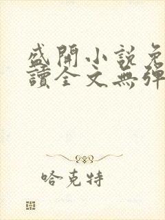 盛开小说免费阅读全文无弹窗