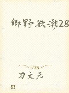 乡野欲潮28章