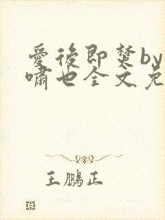 爱后即焚by林啸也全文免费阅读笔趣阁