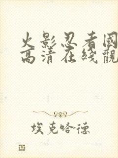 火影忍者国语版高清在线观看封面