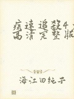 疾速追杀4免费高清完整版在线封面