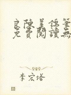 良陈美锦笔趣阁免费阅读无弹窗