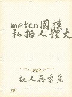 metcn国模私拍人体大尺度