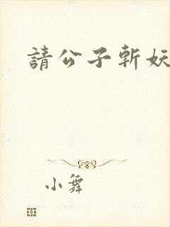 请公子斩妖免费封面