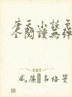 唐天小说免费大全阅读无弹窗