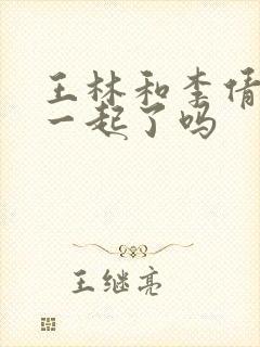 王林和李倩梅在一起了吗封面