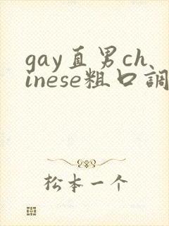 gay直男chinese粗口调教solo