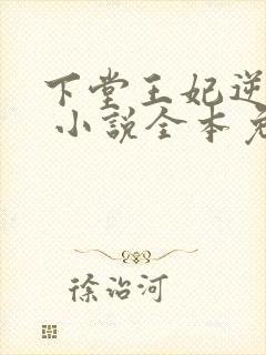 下堂王妃逆袭记 小说全本免费