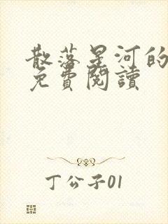 散落星河的记忆免费阅读封面