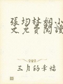 张均林娴小说全文免费阅读