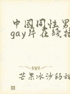中国同性男男黄gay片在线播放