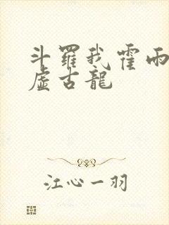 斗罗我霍雨浩太虚古龙