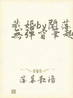 藏婚by闻落叶无弹窗笔趣阁封面