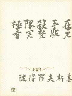 极限杀手在线观看完整版免费观看