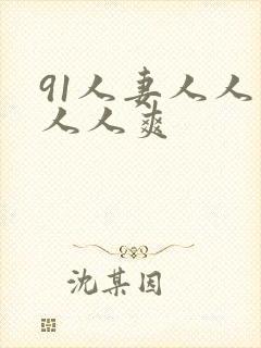 91人妻人人插人人爽封面