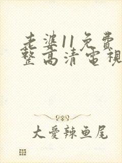 老婆11免费完整高清电视剧在线看