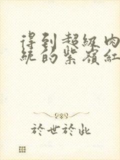 得到超级肉禽系统的紫岭红山封面