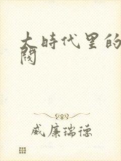 大时代里的小军阀封面