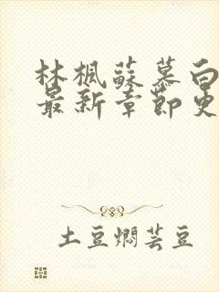 林枫苏慕白小说最新章节更新时间