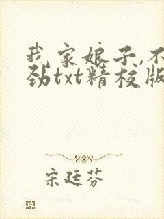 我家娘子,不对劲txt精校版封面