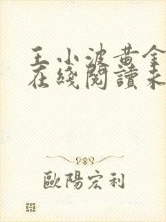 王小波黄金时代在线阅读未删减