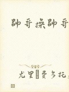 帅哥操帅哥好爽