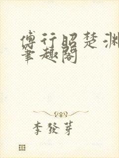 傅行昭楚渊林彦笔趣阁