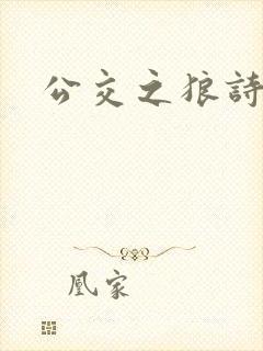 公交之狼诗晴
