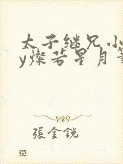 太子继兄小说by灿若星月笔趣阁免费阅