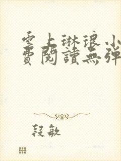 云上琳琅小说免费阅读无弹窗