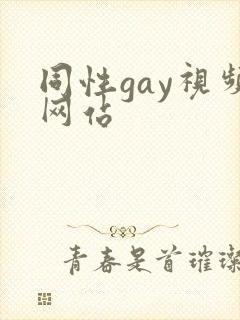 同性gay视频网站